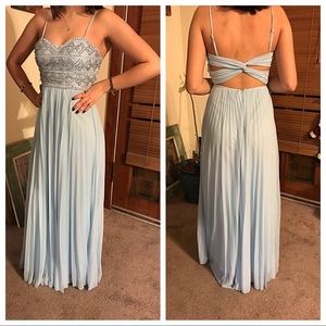Blue Prom dress